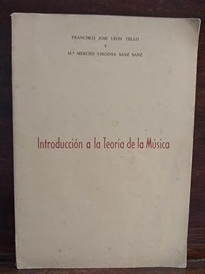 Imagen del vendedor de Introduccin a la Teora de la Msica a la venta por Libros Antuano