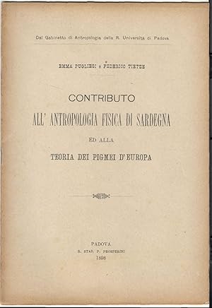 Contributo all'antropologia fisica di Sardegna ed alla teoria dei Pigmei d'Europa