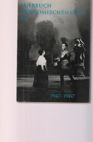 Jahrbuch der Komischen Oper VII. 1966/67. Spielzeit 1966/67.