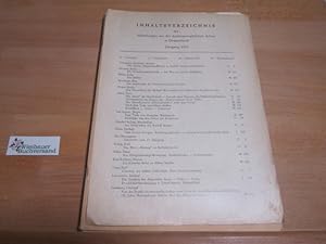 Seller image for Mitteilungen aus der Anthroposophischen Arbeit in Deutschland Jahresinhaltsverzeichnis Jahrgang 1963 for sale by Antiquariat im Kaiserviertel | Wimbauer Buchversand