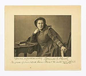 A fine photogravure portrait of Florence Eleanor Booth (1861-1957), wife of Bramwell Booth, Secon...