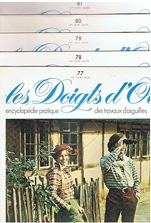 Les Doigts d'Or - n° 77, 78, 79, 80 et 81 - encyclopédie pratiques des travaux d'aiguilles