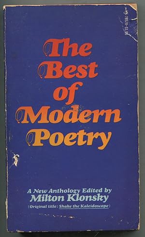 Immagine del venditore per The Best of Modern Poetry venduto da Between the Covers-Rare Books, Inc. ABAA