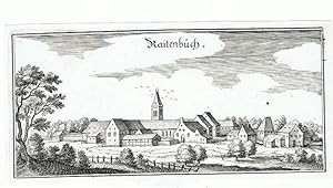 Weißenbuch. Raitenbuch Mittelfranken Kupferstich Panorama.