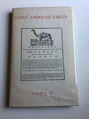 Bild des Verkufers fr Random Notes on the History of the Early American Circus zum Verkauf von WellRead Books A.B.A.A.