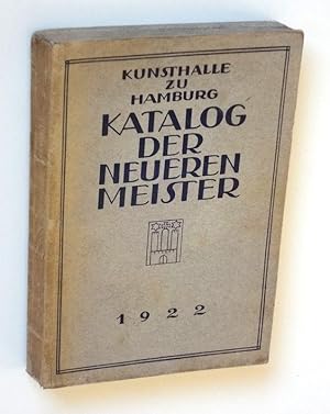 Bild des Verkufers fr Kunsthalle Hamburg/Katalog der neueren Meister. zum Verkauf von Versandantiquariat Hsl
