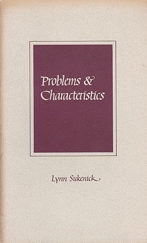 Immagine del venditore per PROBLEMS & CHARACTERISTICS. venduto da Blue Mountain Books & Manuscripts, Ltd.