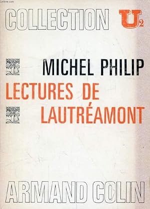 Image du vendeur pour LECTURES DE LAUTREAMONT mis en vente par Le-Livre