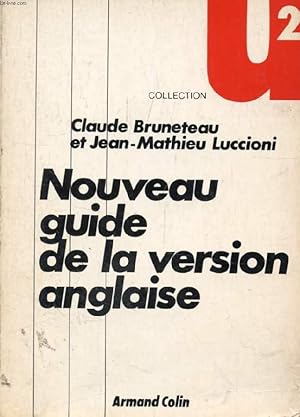 Bild des Verkufers fr NOUVEAU GUIDE DE LA VERSION ANGLAISE zum Verkauf von Le-Livre