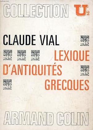Image du vendeur pour LEXIQUE D'ANTIQUITES GRECQUES mis en vente par Le-Livre