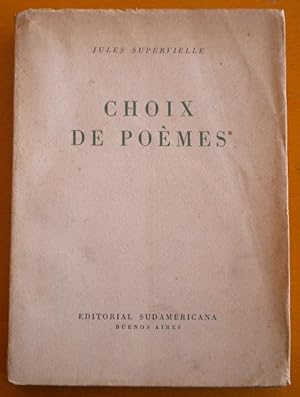 Choix de Poemes