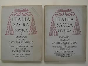 Italia Sacra Musica. 2 Volumes. Unknown Italian Cathedral Music of the Early Sixteenth Century.