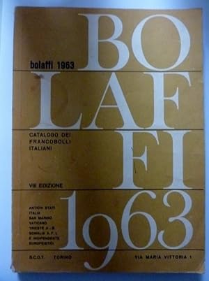 BOLAFFI 1963 CATALOGO DEI FRANCOBOLLI ITALIANI VIII EDIZIONE