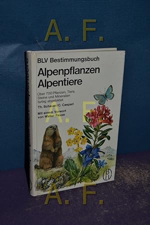 Seller image for Alpenpflanzen, Alpentiere [Autoren d. Textteils:] Thomas Schauer [u. a. Illustratoren d. Bildteils:] Claus Caspari, [Helmut Diller] / BLV-Bestimmungsbuch , 10 for sale by Antiquarische Fundgrube e.U.