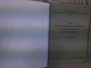 Imagen del vendedor de Die Glubigerschutzverbnde, ihre Organisation und Wirksamkeit. Schriftenreihe der Forschungsstelle fr den Handel, Nr 13. a la venta por Antiquariat Bookfarm