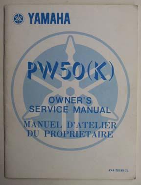 Imagen del vendedor de PW50(K) owner's service manual. a la venta por Lost and Found Books