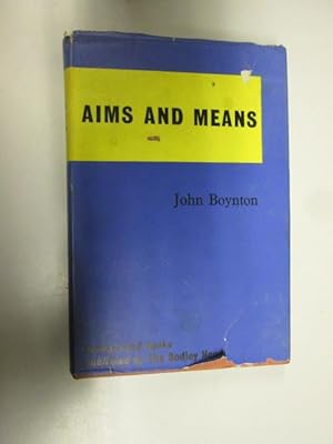 Seller image for Aims and Means (Longman Background Books) for sale by Goldstone Rare Books