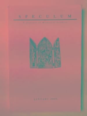 Imagen del vendedor de Speculum: a journal of Medieval studies, January 2006. a la venta por Cotswold Internet Books