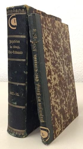 Die Präjudicien des Königl. Ober-Tribunals, seit ihrer Einführung im Jahre 1832 bis zum Schlusse ...