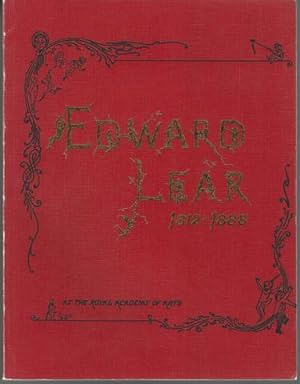 Bild des Verkufers fr Edward Lear, 1812-1888: [exhibition] zum Verkauf von Lavendier Books