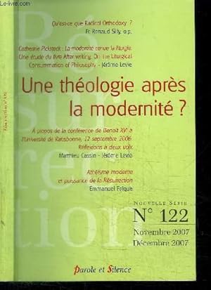 Bild des Verkufers fr RESURRECTION N122 BIMESTRIEL CATHOLIQUE D'ACTUALITE ET DE FORMATION - UNE THEOLOGIE APRES LA MODERNITE? zum Verkauf von Le-Livre