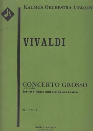 Concerto Grosso in C major for 2 Flutes and String Orchestra, Op.47/2 (RV533, PV76) - Full Score