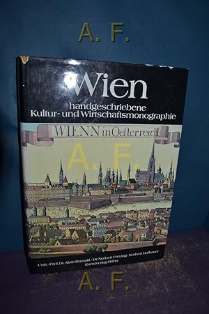 Bild des Verkufers fr Wien handgeschriebene Kultur- und Wirtschaftsmonographie. zum Verkauf von Antiquarische Fundgrube e.U.
