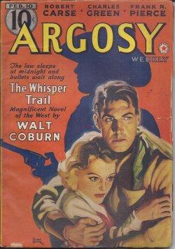 Seller image for ARGOSY Weekly: February, Feb. 10, 1940 ("Minions of Mars") for sale by Books from the Crypt