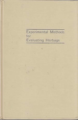 Seller image for Experimental Methods for Evaluating Herbage for sale by Riverwash Books (IOBA)