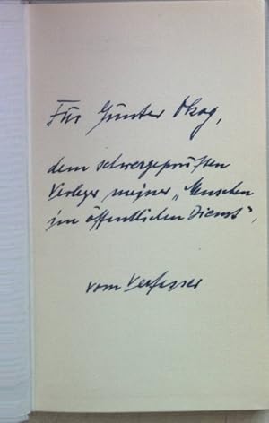 Immagine del venditore per Schwbische Widmungen (SIGNIERTES EXEMPLAR) venduto da books4less (Versandantiquariat Petra Gros GmbH & Co. KG)