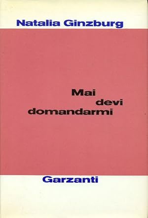 Imagen del vendedor de Mai devi domandarmi a la venta por Studio Bibliografico Marini