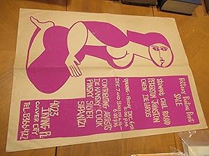 Image du vendeur pour Poster "Pottery Painting Print Sale Stewart Carl Roland / Peterson Johnston / Chen De Larios/ Opening Friday Dec 6Th . Contributing Artists De Kansky Cook / Pinsky Silver Sipanzi / 4023 Irving Pl Culver City." mis en vente par Arroyo Seco Books, Pasadena, Member IOBA