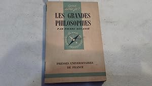 Seller image for Les Grandes Philosophies. for sale by Librera "Franz Kafka" Mxico.