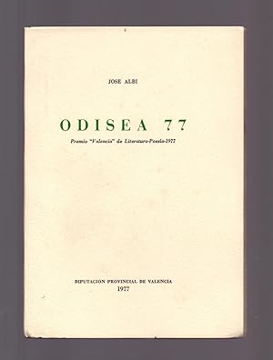 Bild des Verkufers fr ODISEA 77 (PREMIO "VALENCIA" DE LITERATURA-POESIA 1977) zum Verkauf von Libreria 7 Soles