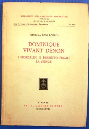 dominique vivant denon - i fiordalisi - il berretto frigio - la sfinge