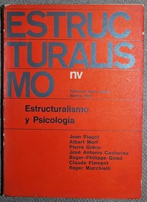 Seller image for ESTRUCTURALISMO Y PSICOLOGIA for sale by Fbula Libros (Librera Jimnez-Bravo)