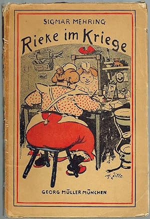 Bild des Verkufers fr Rieke im Kriege. Mit Bildern von Heinrich Zille. zum Verkauf von Antiquariat Fluck
