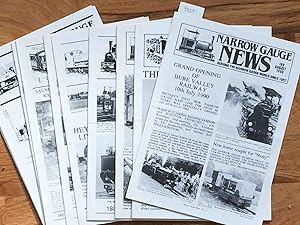 Narrow Gauge News (10 issues 180-189 from 1990, 1992)