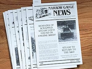 Narrow Gauge News (10 issues 190-199 from 1992, 1993)