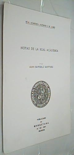 Seller image for Notas de la Real Academia for sale by Librera La Candela