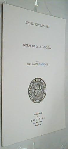 Seller image for Notas de la Academia for sale by Librera La Candela