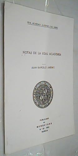 Seller image for Notas de la Real Academia for sale by Librera La Candela