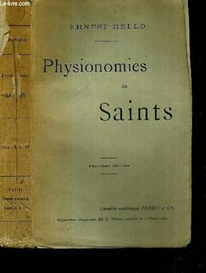 Bild des Verkufers fr PHYSIONOMIES DE SAINTS zum Verkauf von Le-Livre