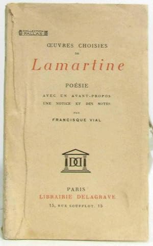 Oeuvres choisies de Lamartine