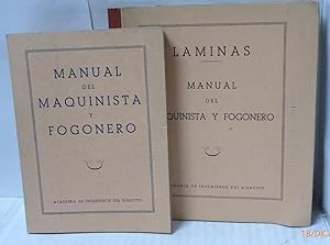 Seller image for MANUAL DEL MAQUINISTA Y FOGONERO 2 T. (1 de texto+ 1 de lminas) for sale by LIBRERIA  SANZ