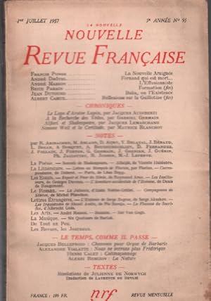 La nouvelle revue francaise 5e année n° 55