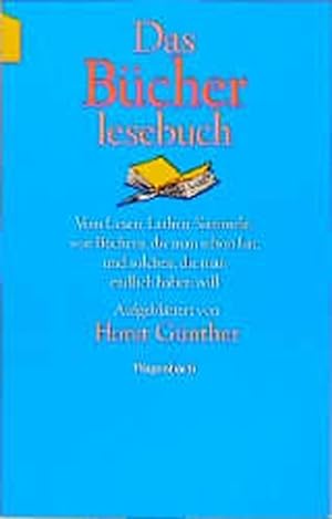 Seller image for Das Bcherlesebuch for sale by ANTIQUARIAT Franke BRUDDENBOOKS
