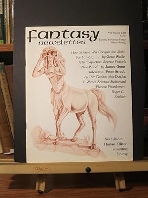 Seller image for Fantasy Newsletter #46: Issue of March 1982 for sale by Tree Frog Fine Books and Graphic Arts