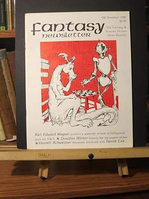 Seller image for Fantasy Newsletter #42: Issue of November1981 for sale by Tree Frog Fine Books and Graphic Arts