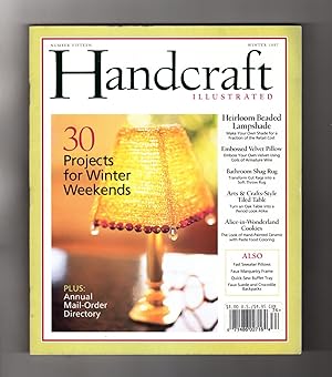 Handcraft Illustrated. Winter, 1997. Rose Blossom Garland, Painted Plaid Cachepot, Embossed Velve...